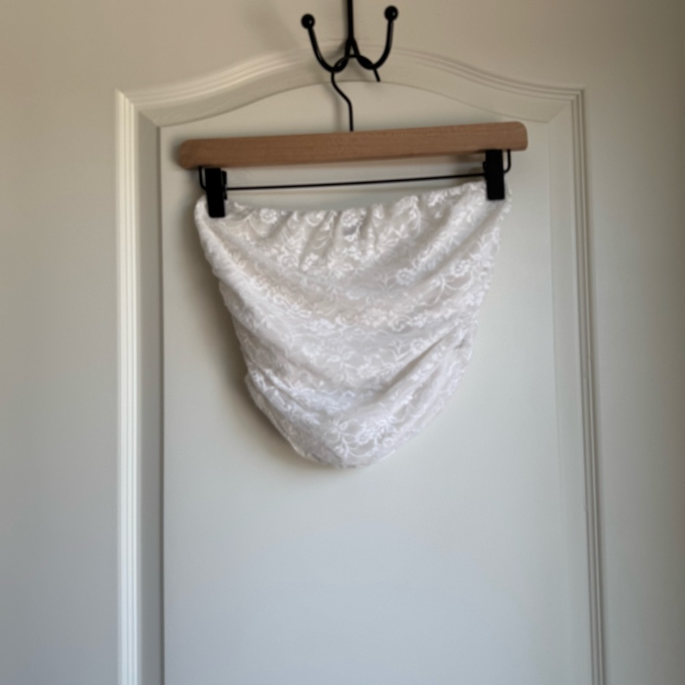 White Ruched Sleeveless Blouse